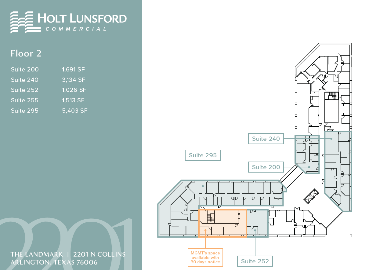 2201 N Collins St, Arlington, TX for lease Floor Plan- Image 1 of 1