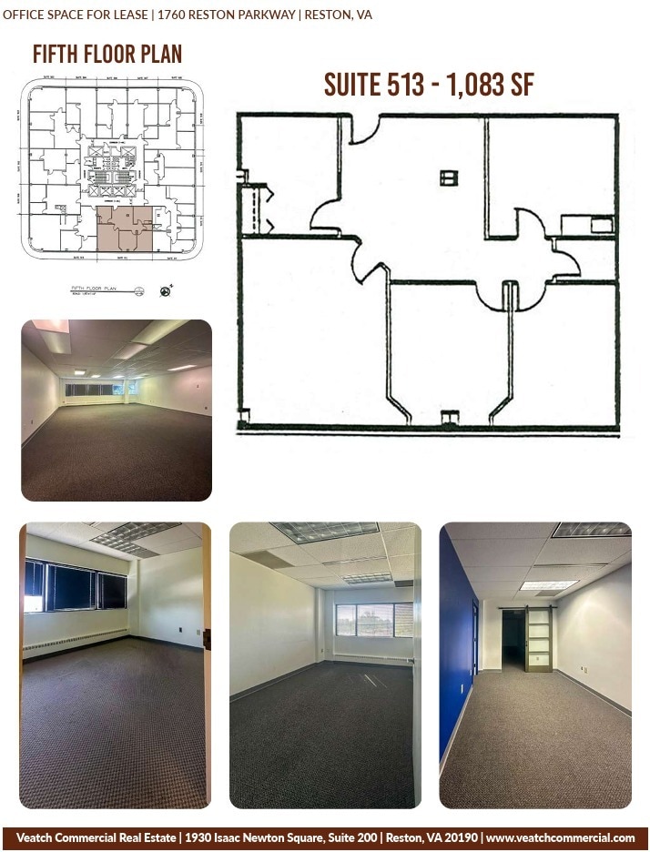 1760 Reston Pky, Reston, VA for lease Floor Plan- Image 1 of 1