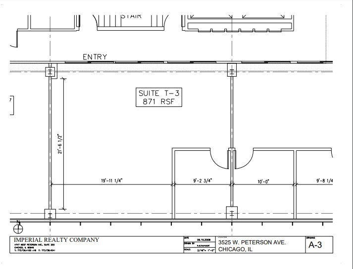 3525 W Peterson Ave, Chicago, IL for lease Floor Plan- Image 1 of 1