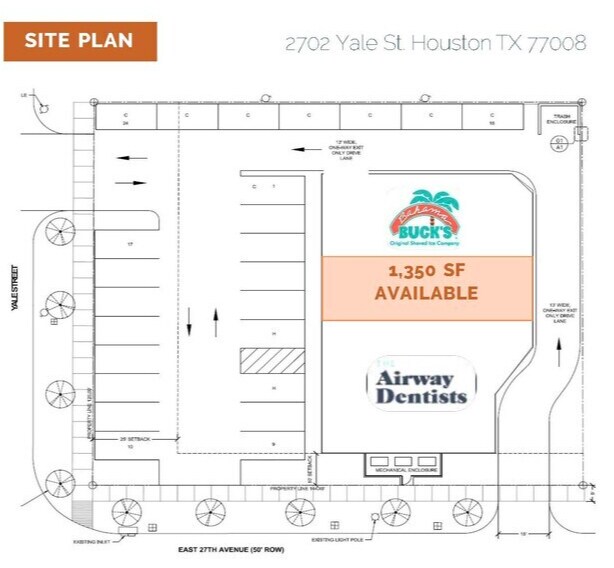 2702 Yale St, Houston, TX à louer - Plan de site - Image 2 de 5