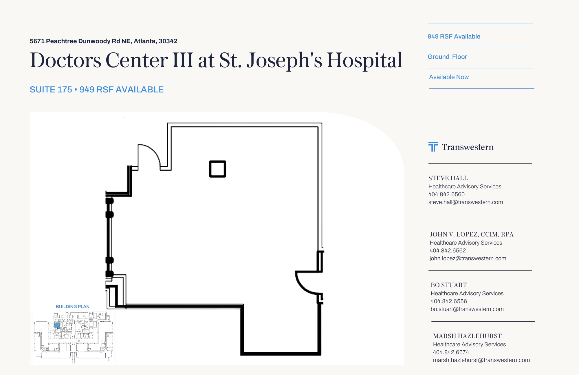 5669 Peachtree Dunwoody Rd NE, Atlanta, GA for lease Floor Plan- Image 1 of 1