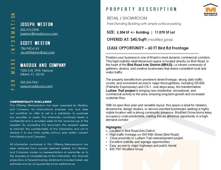 7252 Bird Rd, Miami, FL à louer - Photo du bâtiment - Image 2 de 8