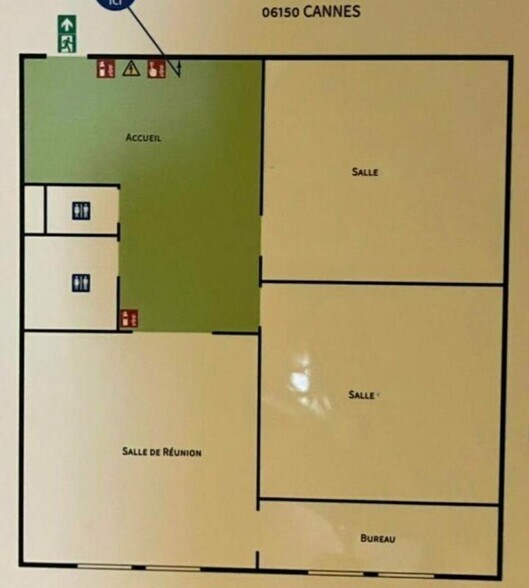 Office in CANNES-LA-BOCCA for sale - Floor Plan - Image 3 of 3