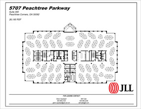 5707 Peachtree Pky, Peachtree Corners, GA à louer Plan d  tage- Image 1 de 9