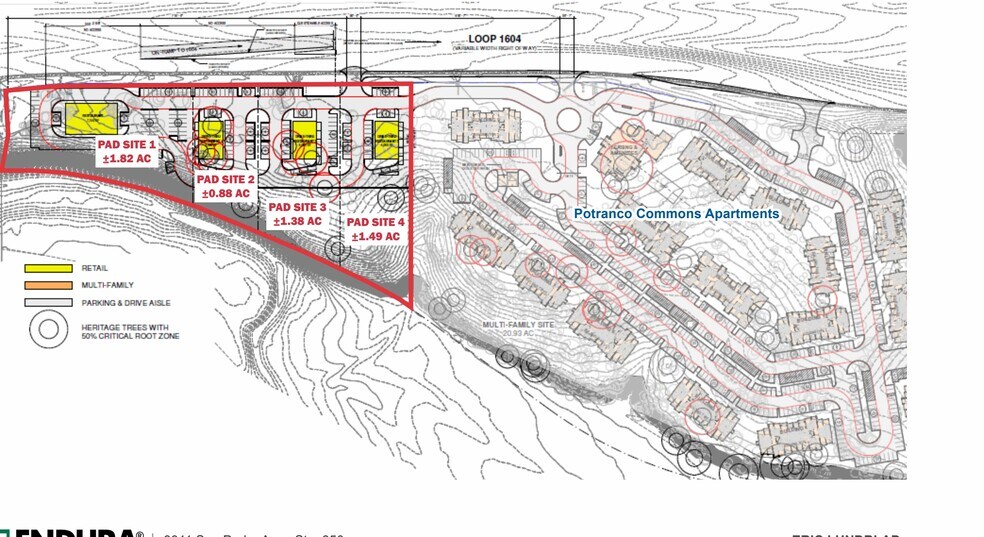 Texas 1604 Loop, San Antonio, TX à louer - Plan de site - Image 3 de 3