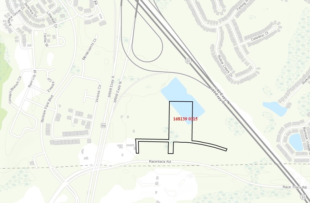 00 Racetrack RD, Jacksonville, FL à vendre Plan cadastral- Image 1 de 2