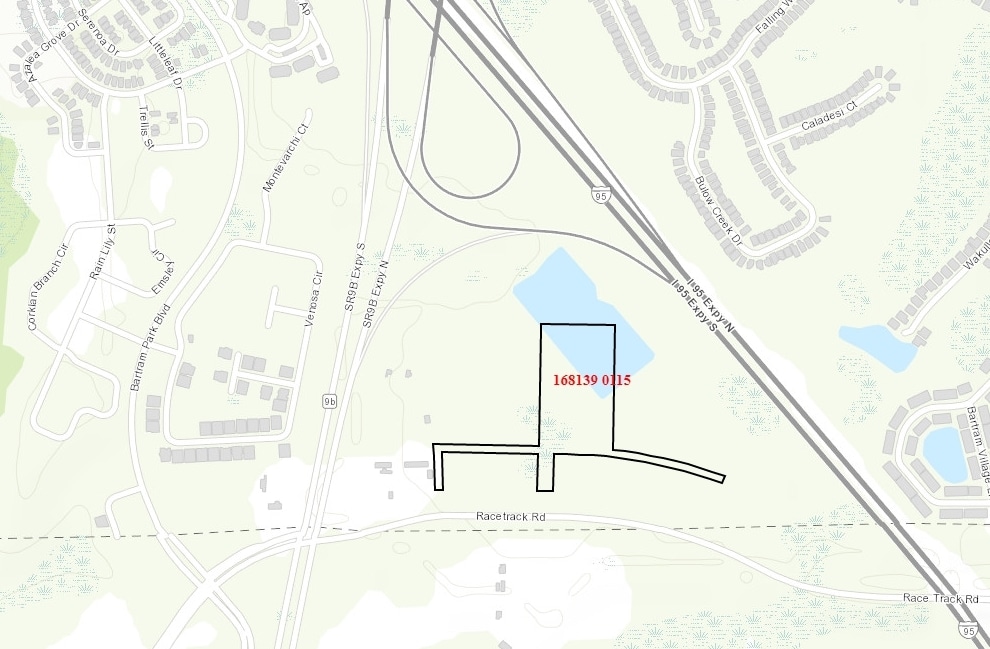 00 Racetrack RD, Jacksonville, FL for sale Plat Map- Image 1 of 2