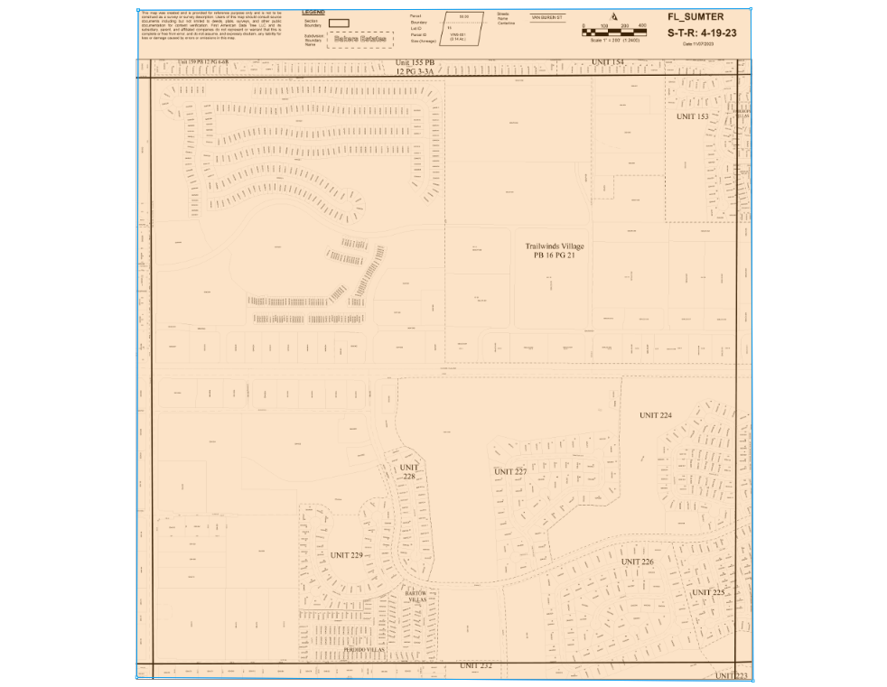 Pinellas – Outparcel, The Villages, FL for lease Plat Map- Image 1 of 2