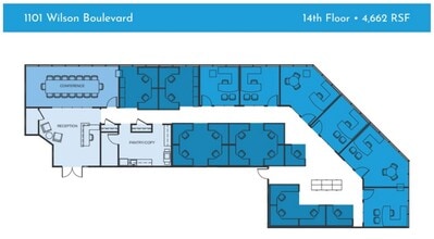 1100 Wilson Blvd, Arlington, VA for lease Floor Plan- Image 1 of 1