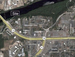 1324 W Clairemont Ave, Eau Claire, WI - AÉRIEN Vue de la carte