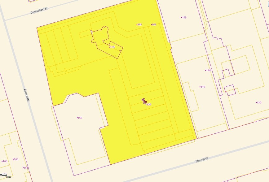 150 Bloor St W, Toronto, ON à louer - Plan cadastral - Image 2 de 5