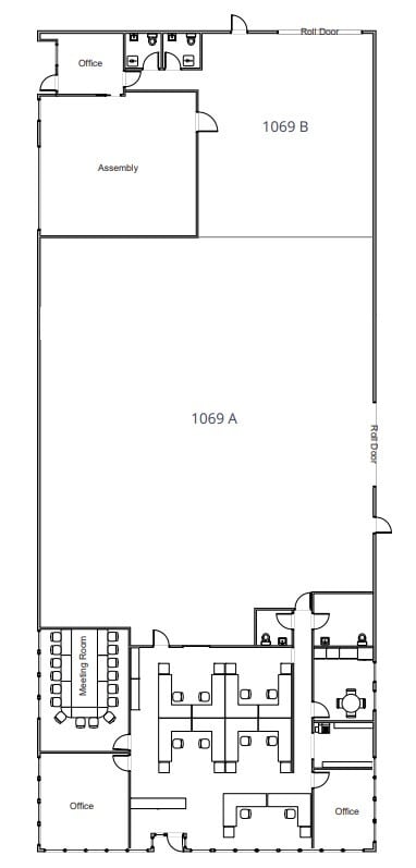 1069 Serpentine Ln, Pleasanton, CA for lease Floor Plan- Image 1 of 1