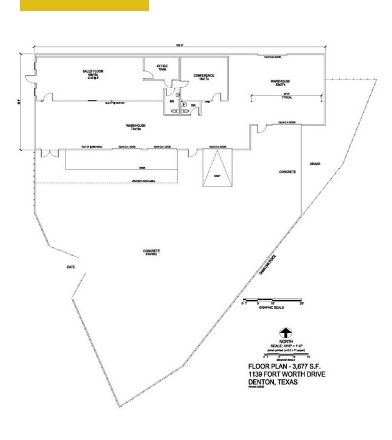 1139 Fort Worth Dr, Denton, TX à louer Plan d  tage- Image 1 de 1