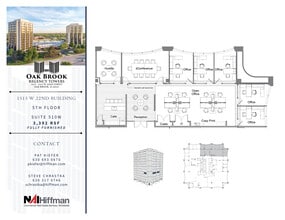 1415 W 22nd St, Oak Brook, IL à louer Plan d’étage- Image 1 de 1