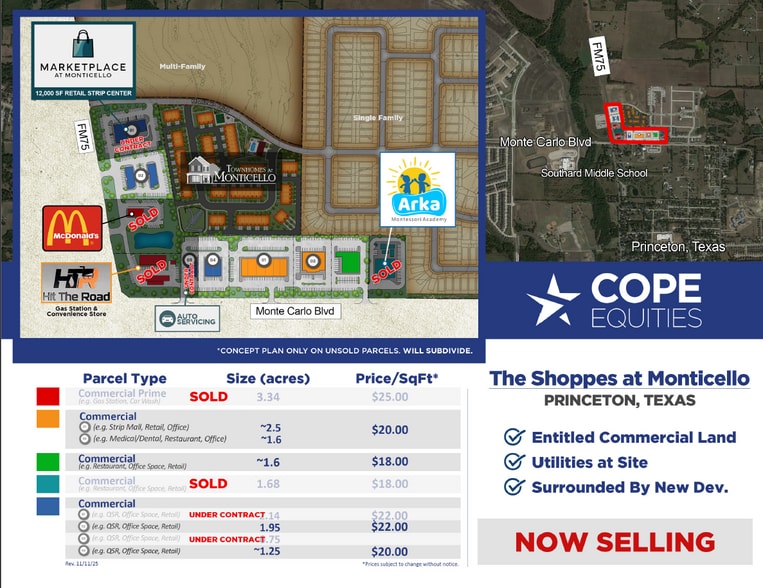 E.Monte Carlo & Longneck Rd, Princeton, TX for sale - Building Photo - Image 1 of 9