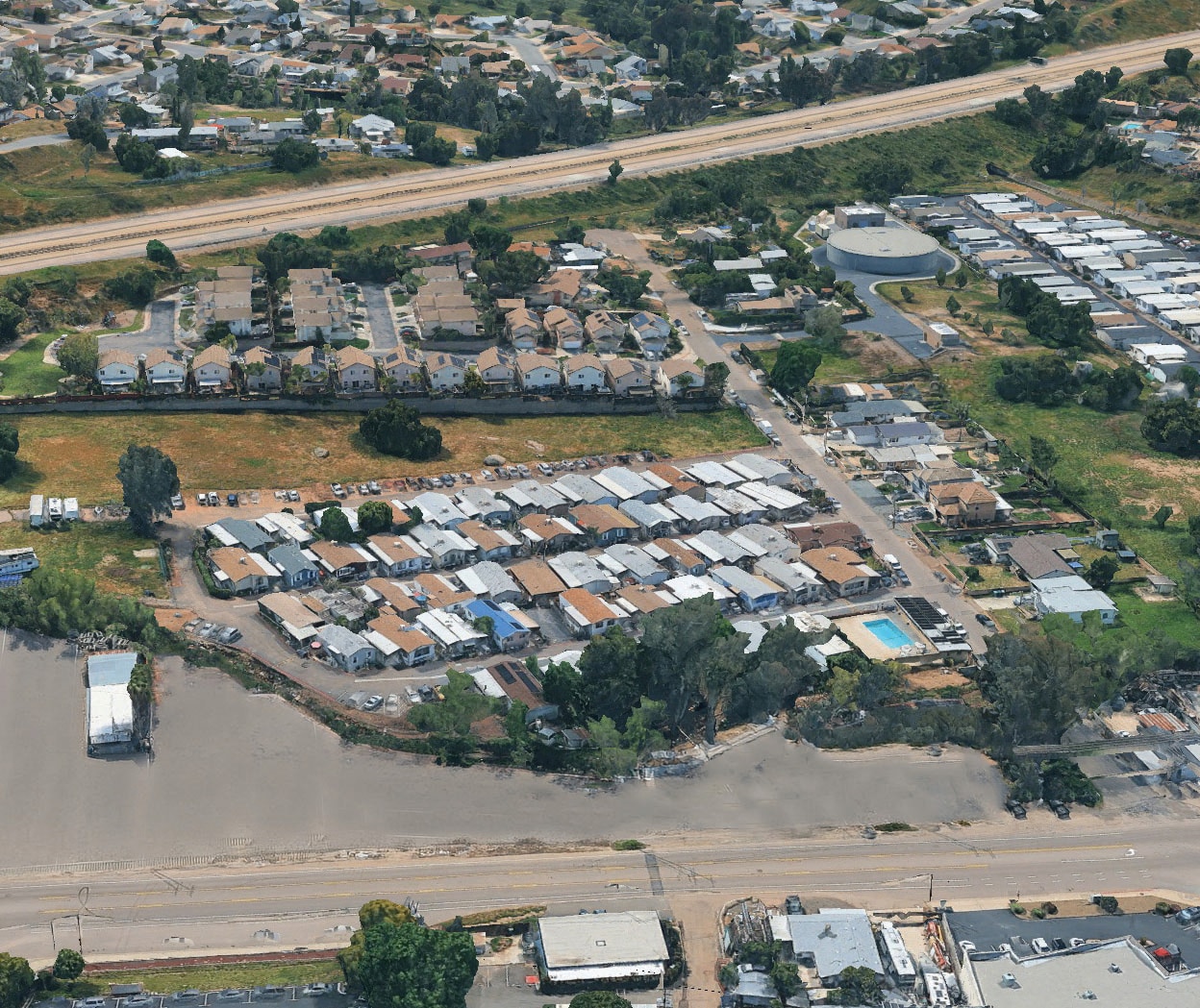 13739 Highway 8 Business, El Cajon, CA for lease Aerial- Image 1 of 2