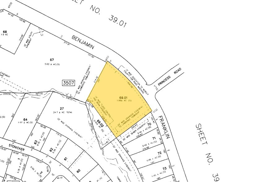 133 Franklin Corner Rd, Lawrenceville, NJ for lease - Plat Map - Image 2 of 18