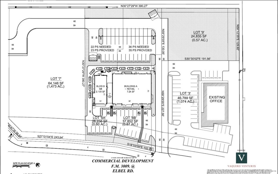 TBD FM 3009 & Elbel, Schertz, TX à vendre - Plan de site - Image 2 de 2