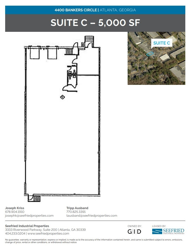 4400 Bankers Cir, Atlanta, GA for lease Floor Plan- Image 1 of 2