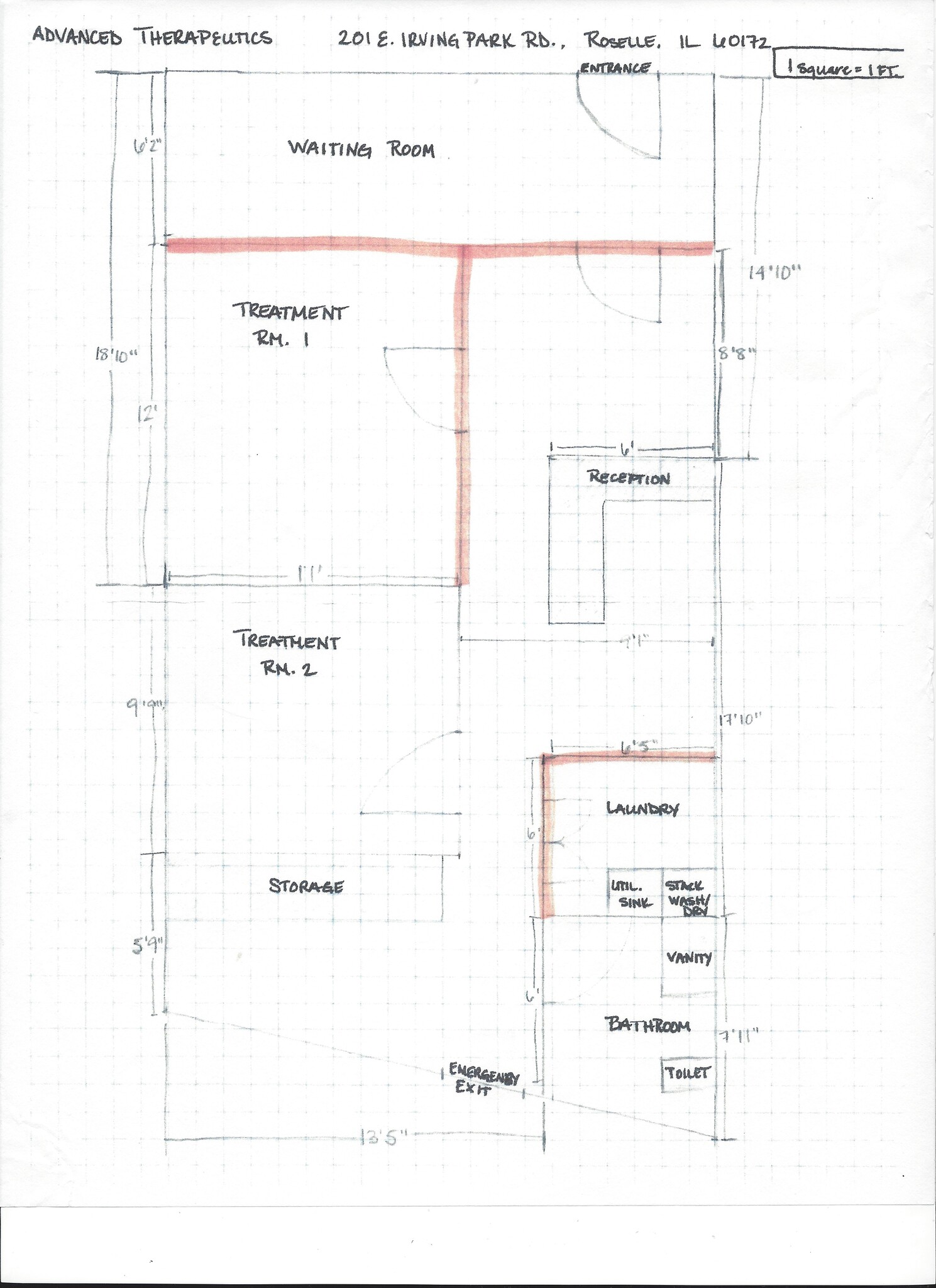 201-211 Irving Park Rd, Roselle, IL à vendre Plan d  tage- Image 1 de 1