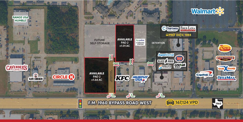 NWQ FM 1960 Bypass Road West and Townsen Blvd, Humble, TX for lease - Building Photo - Image 1 of 4