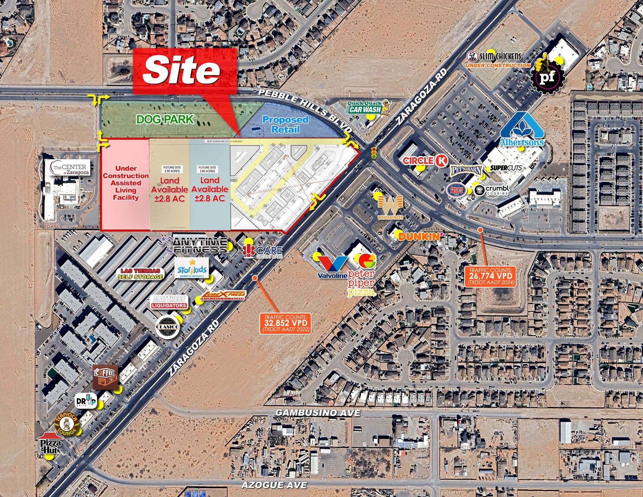 SWC Zaragoza Rd, El Paso, TX à louer Photo principale- Image 1 de 4