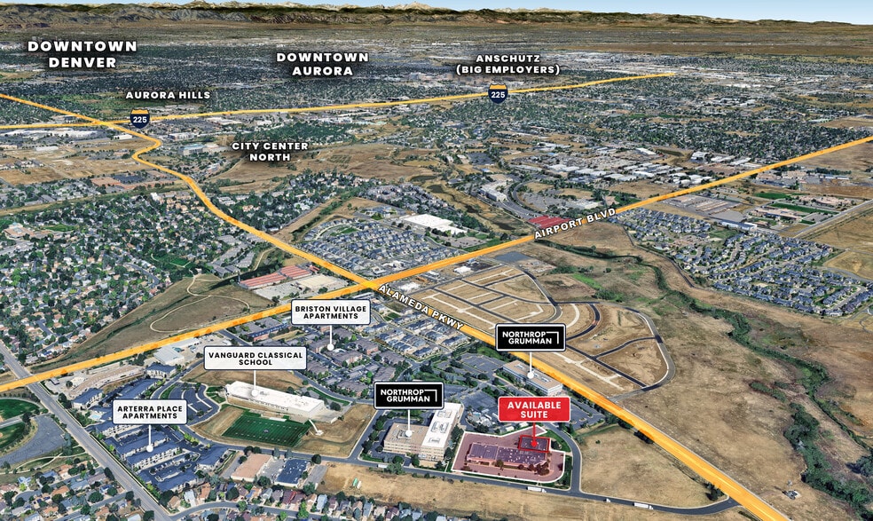 17600 E Exposition Dr, Aurora, CO for lease - Aerial - Image 1 of 4