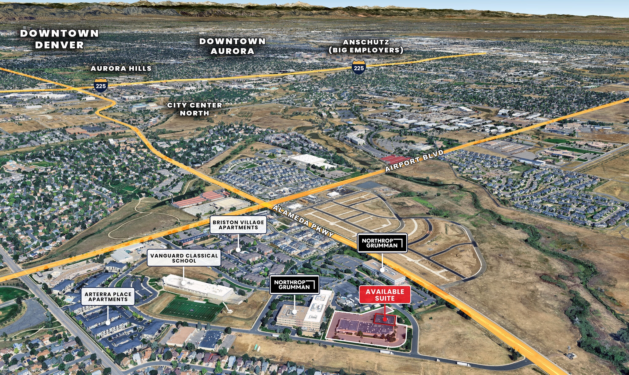 17600 E Exposition Dr, Aurora, CO for lease Aerial- Image 1 of 5