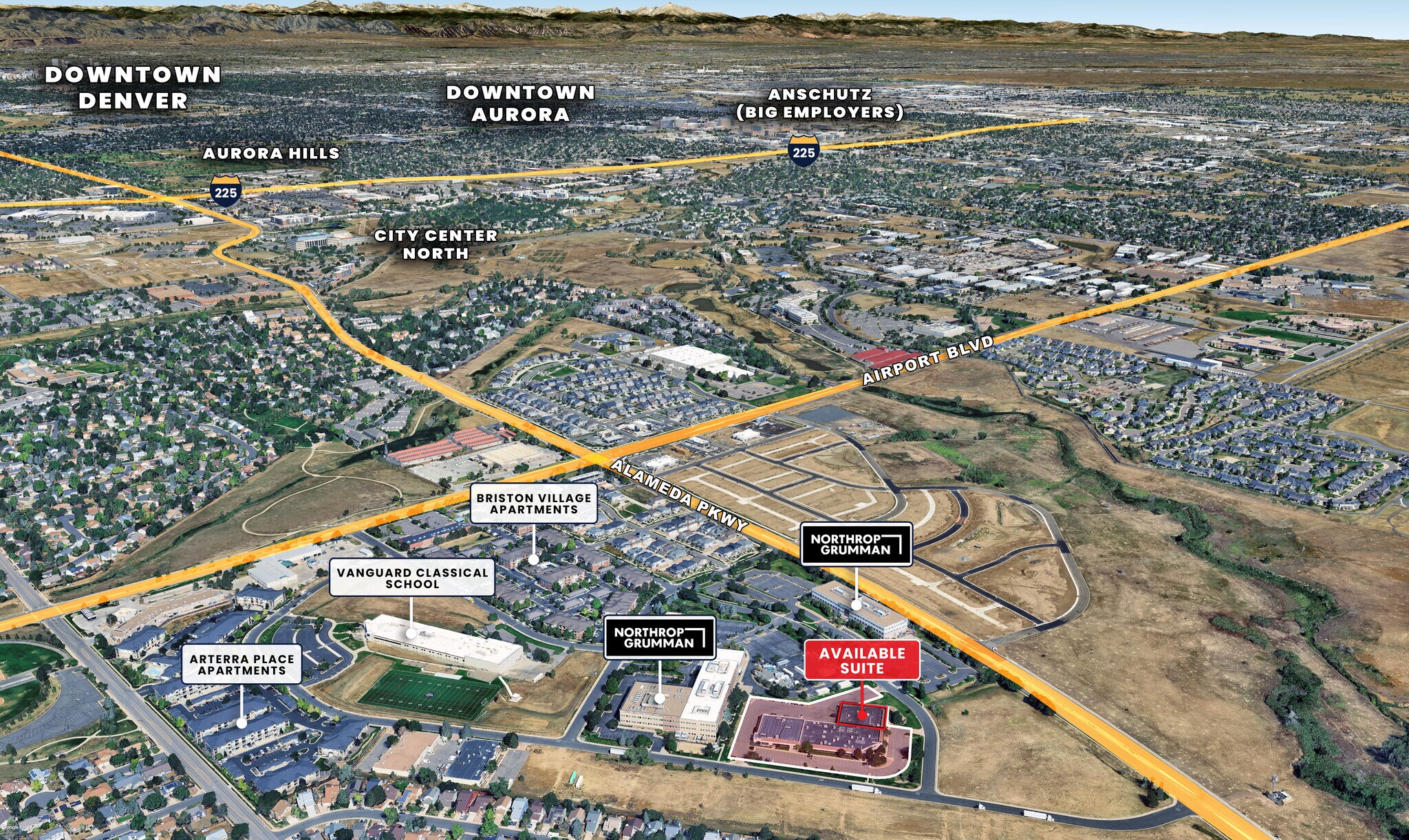 17600 E Exposition Dr, Aurora, CO à louer Aérien- Image 1 de 5