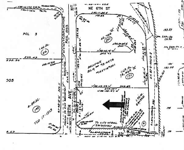 400 112th Ave NE, Bellevue, WA à louer - Plan cadastral - Image 2 de 7