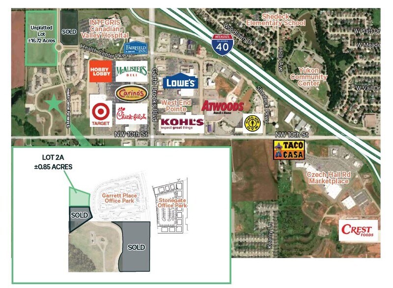 Health Center Pky, Yukon, OK à vendre - Photo du bâtiment - Image 2 de 2