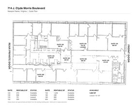 714 J Clyde Morris Blvd, Newport News, VA for lease Floor Plan- Image 1 of 1