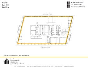 201 St. Charles Ave, New Orleans, LA for lease Site Plan- Image 1 of 1