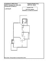 6053-6099 S Quebec St, Englewood, CO à louer Plan d’étage- Image 1 de 1