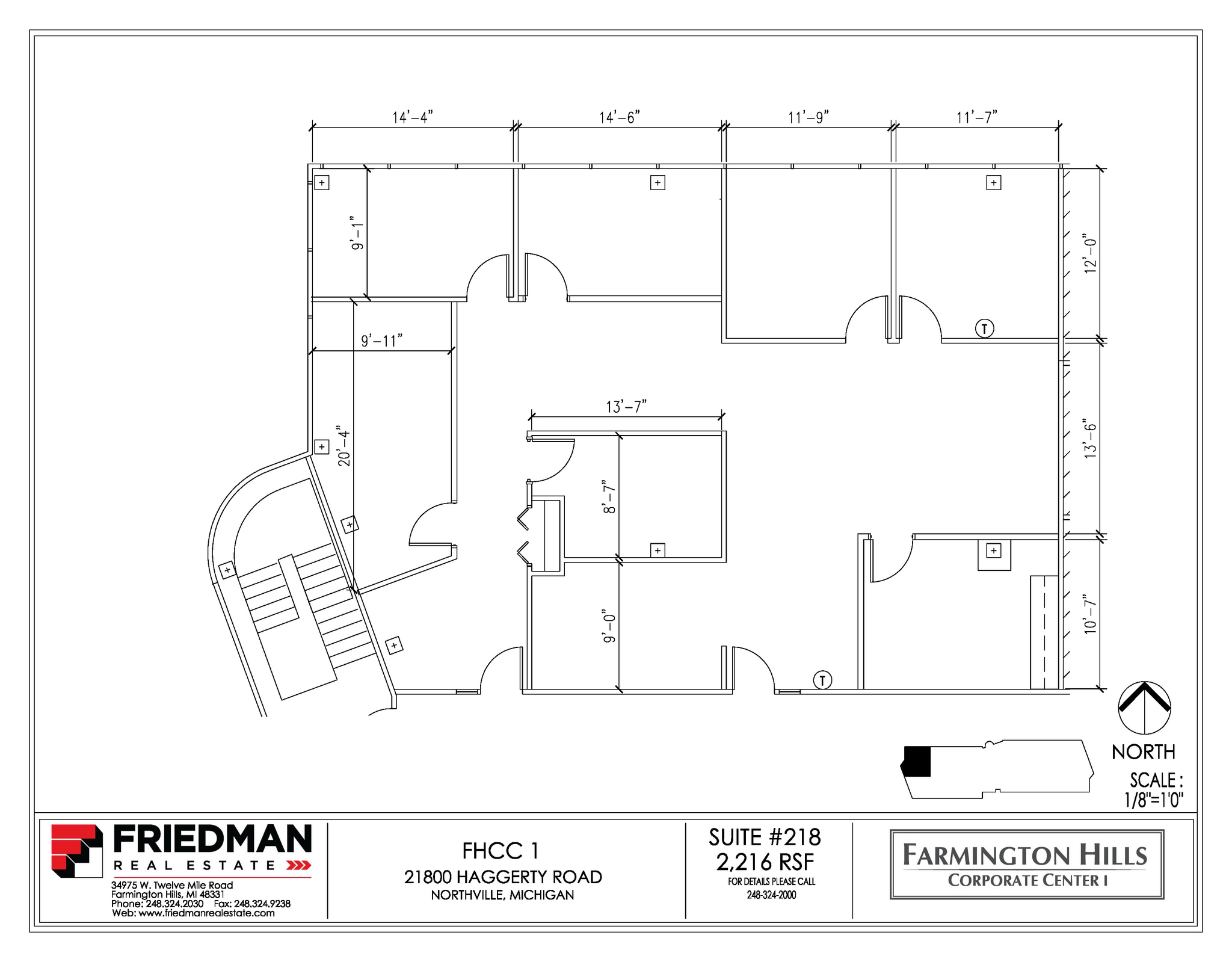 21800 Haggerty Rd, Northville, MI for lease Floor Plan- Image 1 of 2