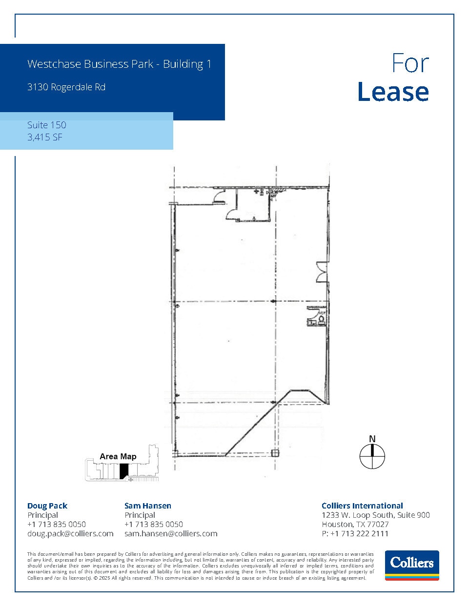 3130 Rogerdale Rd, Houston, TX for lease Floor Plan- Image 1 of 1
