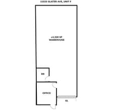 11577 Slater Ave, Fountain Valley, CA for lease Floor Plan- Image 1 of 1