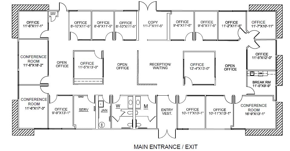 703 Trancas St, Napa, CA for lease Floor Plan- Image 1 of 1