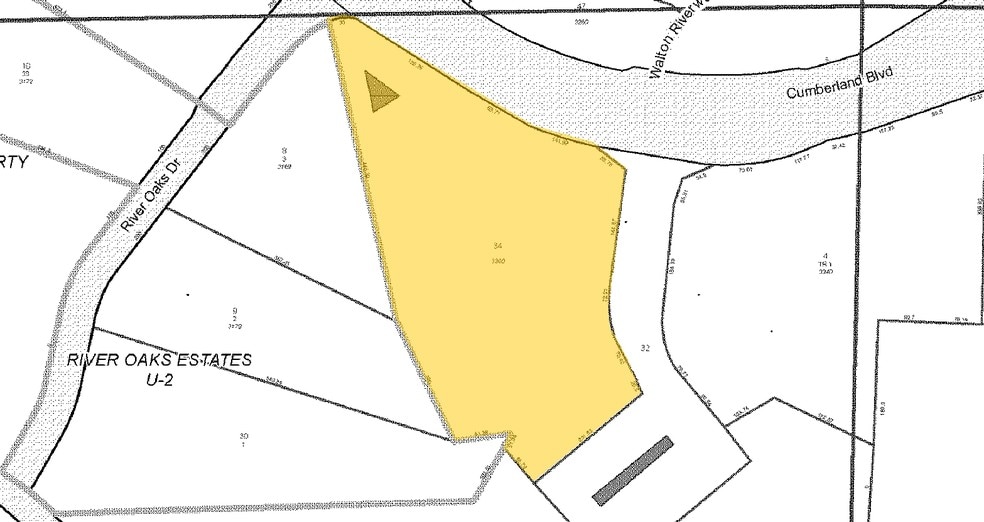 3300 Cumberland Blvd SE, Cumberland, GA for lease - Plat Map - Image 3 of 5
