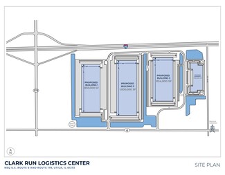 Plus de détails pour Route 6 & Route 178, Utica, IL - Flex, Industriel à louer