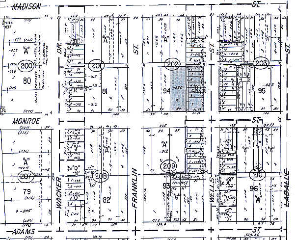 200 W Monroe St, Chicago, IL à louer - Plan cadastral - Image 2 de 17