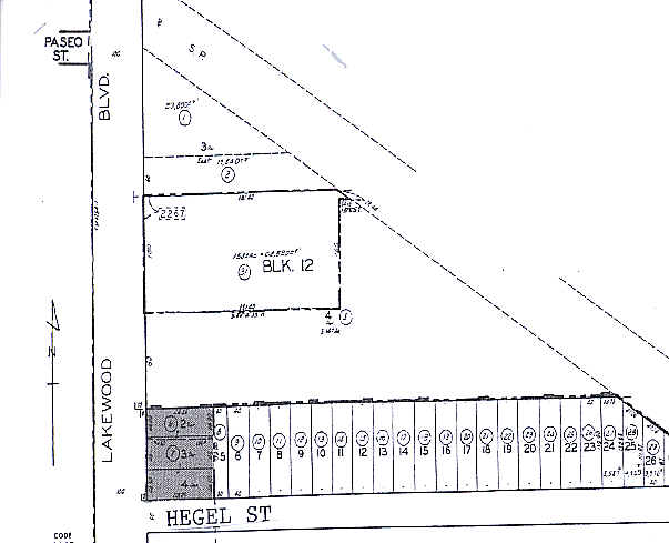 15518-15528 Lakewood Blvd, Bellflower, CA à louer - Plan cadastral - Image 3 de 3