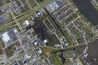 10046 I-10 Service Road Rd, New Orleans, LA - Aérien  Vue de la carte