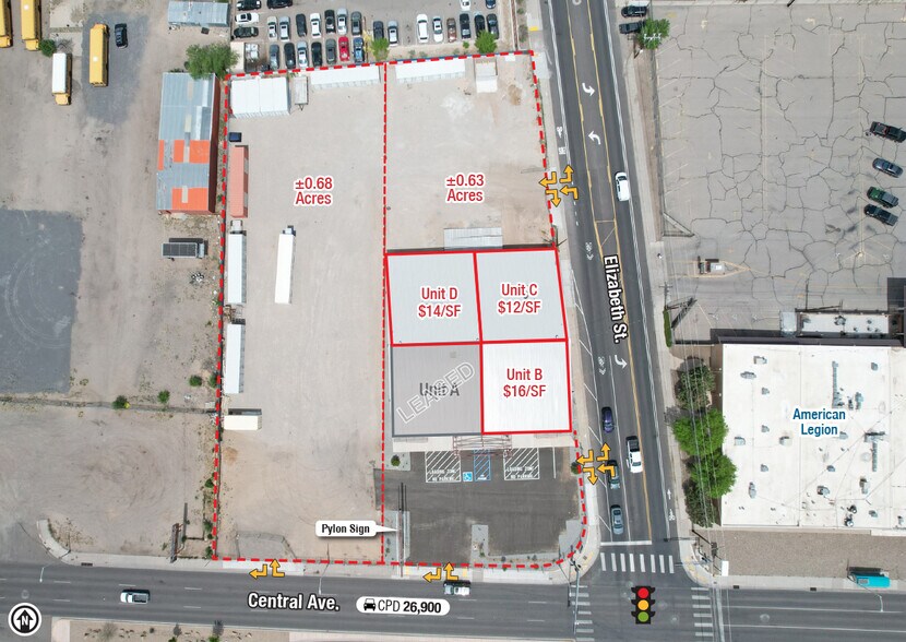 10921 Central Ave NE, Albuquerque, NM for lease - Building Photo - Image 2 of 4