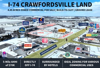 Plus de détails pour 230 Industrial Boulevard, Crawfordsville, IN - Terrain à vendre