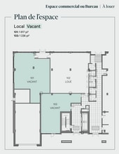 1201 Rue De Courchevel, Lévis, QC à louer Plan d’étage- Image 1 de 1