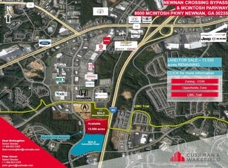 Plus de détails pour 8000 McIntosh Pkwy, Newnan, GA - Terrain à vendre