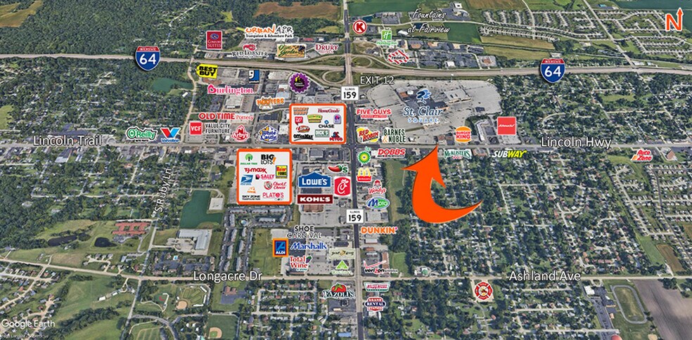 317 Lincoln Hwy, Fairview Heights, IL à louer - Photo du bâtiment - Image 2 de 27