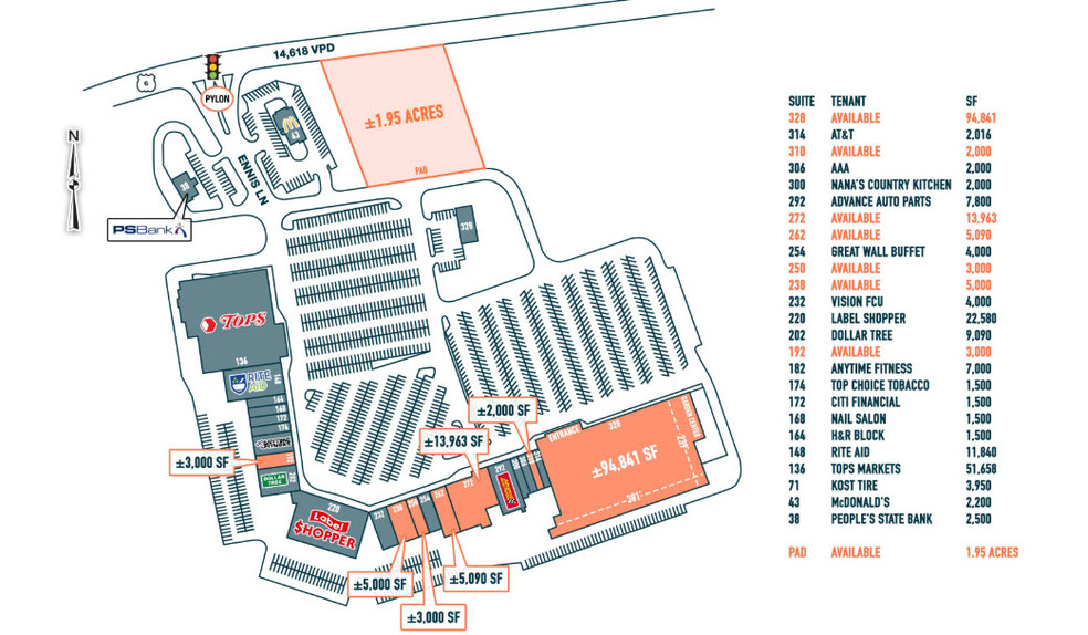 136-328 Ennis Ln, Towanda, PA à louer - Plan de site - Image 2 de 2