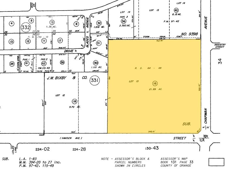 11562 Knott St, Garden Grove, CA à louer - Plan cadastral - Image 3 de 4